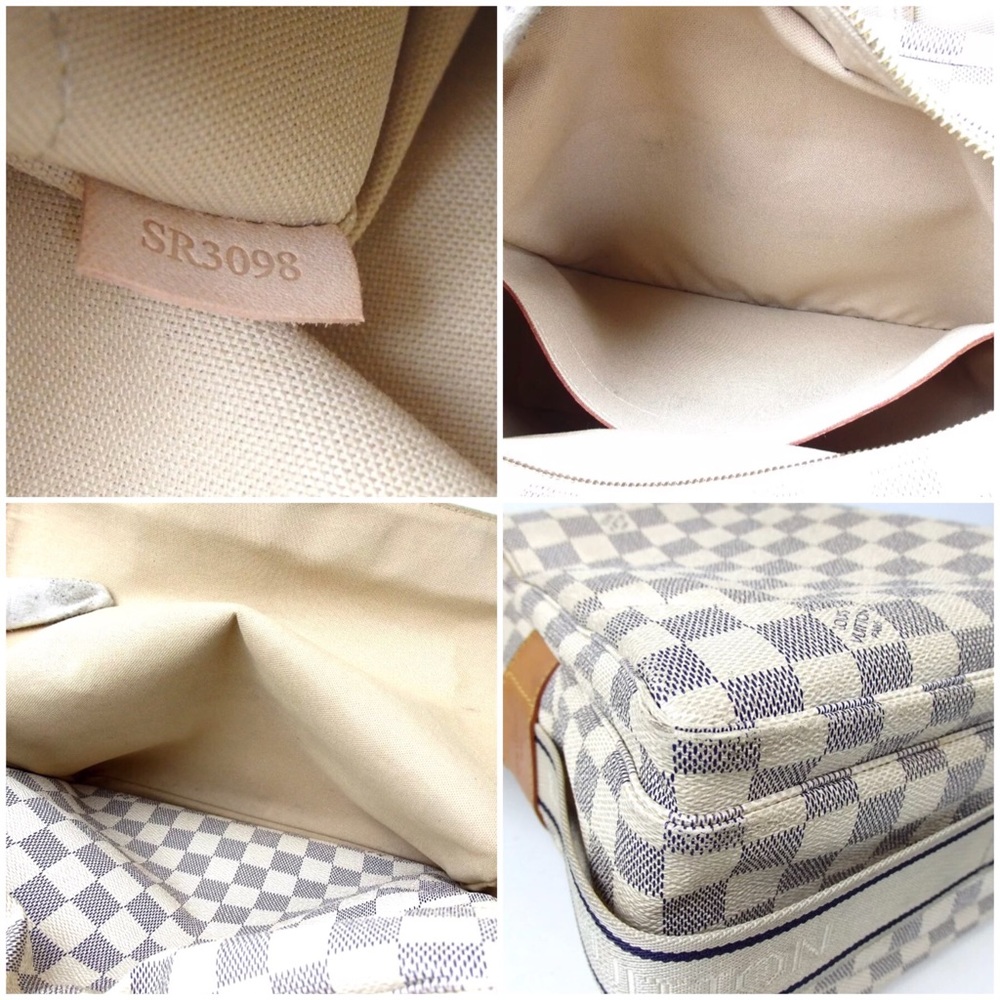 Auth Louis Vuitton Naviglio Damier Azur Messenger - Picture 5 of 8